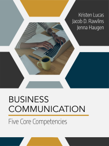 Business Communication: Five Core Competencies book cover