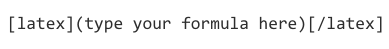 example of LaTex writing
