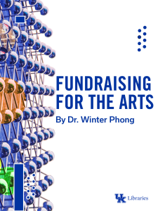 Fundraising for the Arts book cover