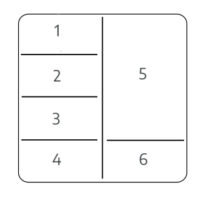 This is the same as TSŠ 50 but with all symbols removed. In their place are the numbers 1 through 5 indicating the order in which to read the tablet.